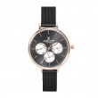 Daniel Klein DK11896-3S Rosegold Black Tali Pasir